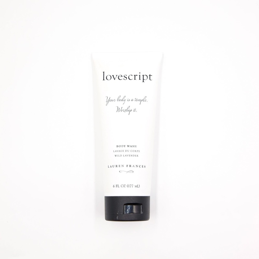 Lovescript - Body Wash‎  - Wild Lavender - 6 oz / 177 ml - SEALED